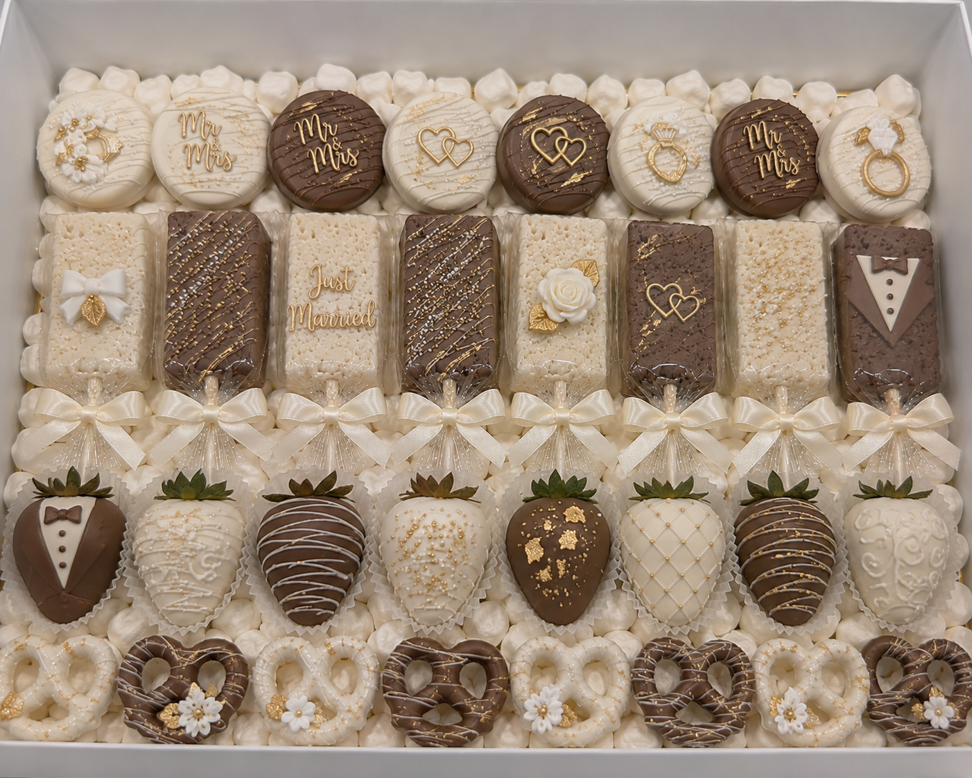 Sweet Elegance by Chapis custom dipped treat box